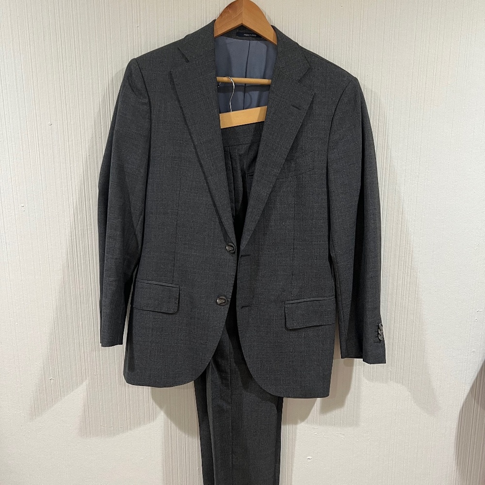 SUITSUPPLY 36S SLIM FIT PURE WOOL GREY SUIT